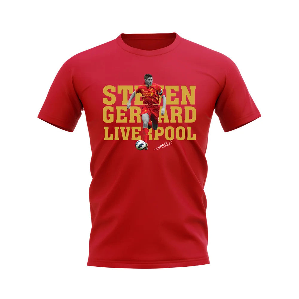 Steven Gerrard Liverpool Player Tee (Red)_1