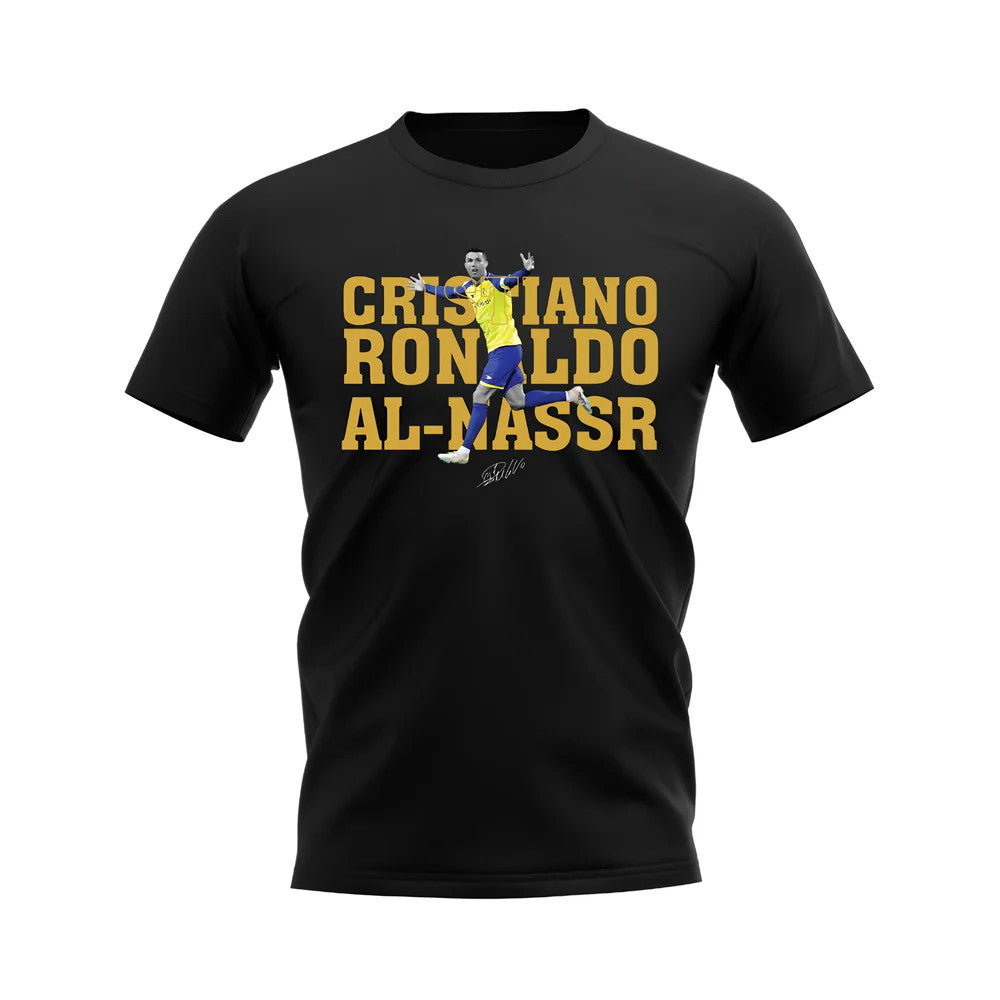 Cristiano Ronaldo Al Nassr Player Tee (Black)_1