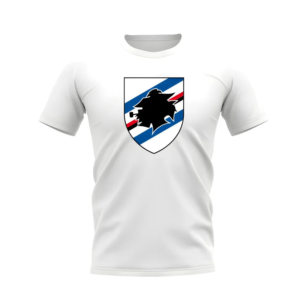 Sampdoria Badge T-Shirt (White)_1
