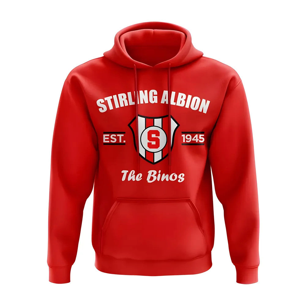 Stirling Albion Established Hoody (Red)_1