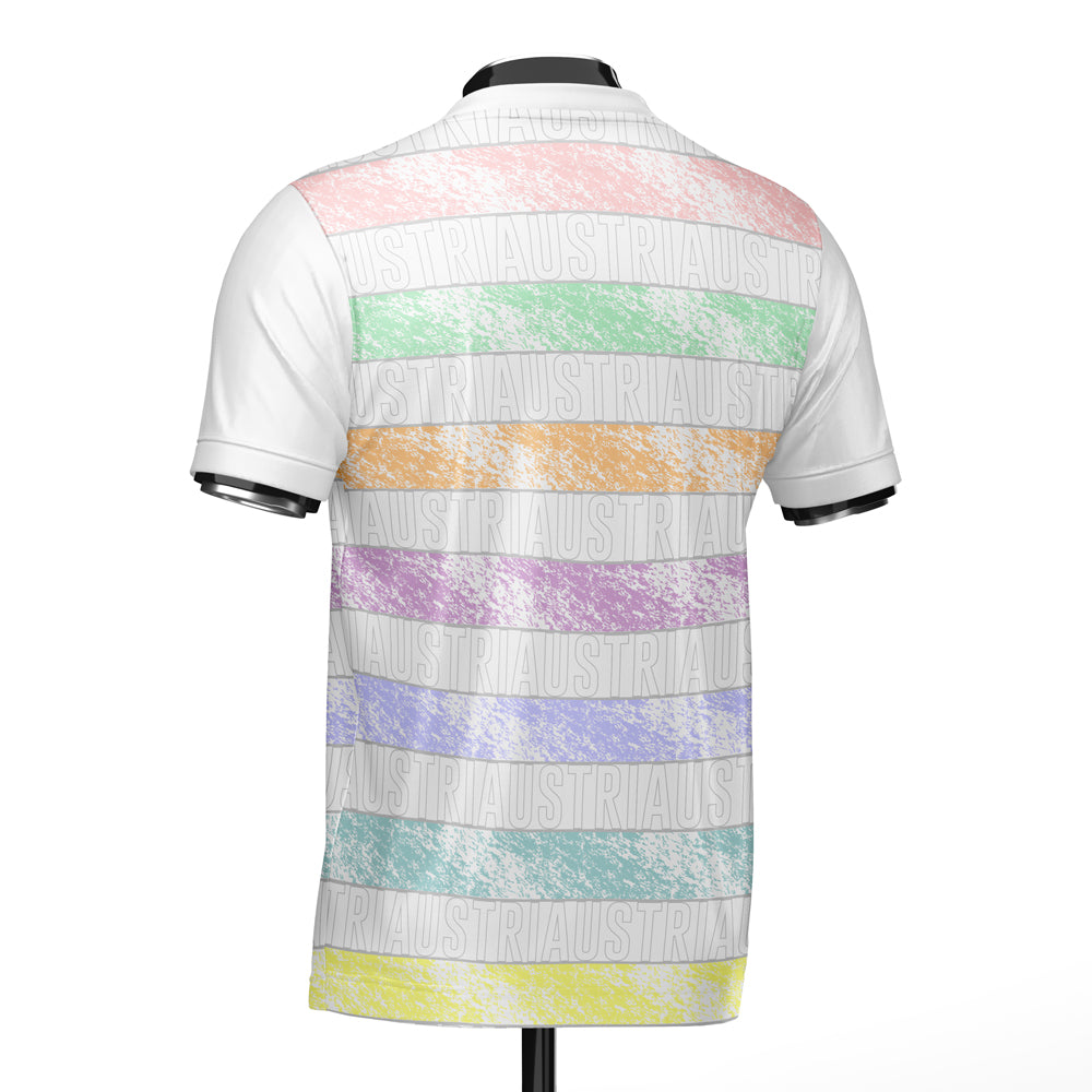 Austria Heritage Football Jersey White (Wolvate Kids Short Sleeve_1