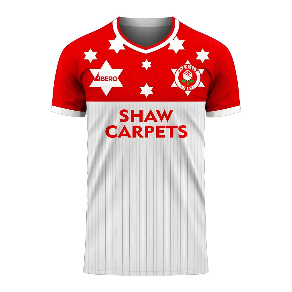 Barnsley 2025-2026 Away Concept Football Kit (Libero) - Kids (Long Sleeve)_0