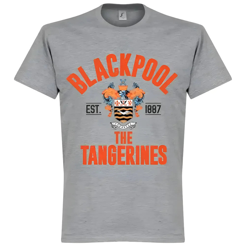 Blackpool Established T-Shirt - Grey_1