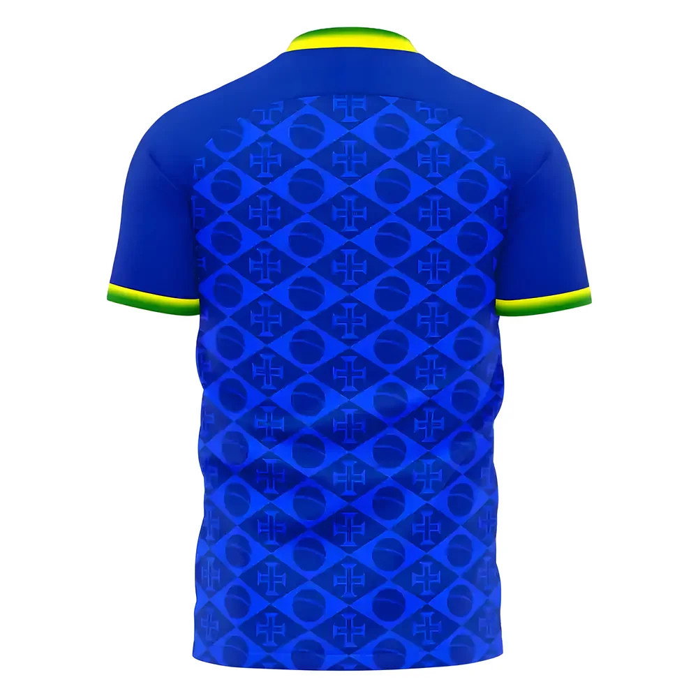 Brazil 2021-2022 Away Concept Football Kit (Fans Culture) (ZICO 10)_4