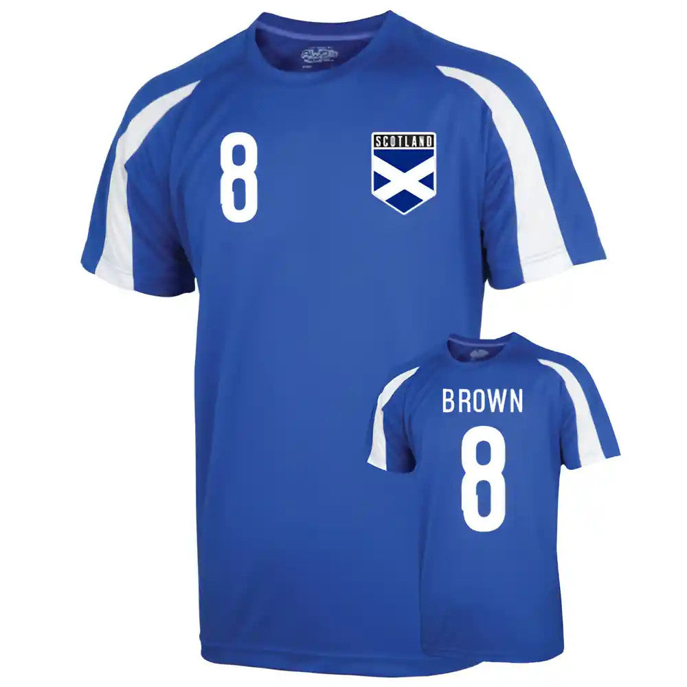 Scotland Sports Training Jersey (brown 8) - Kids_0