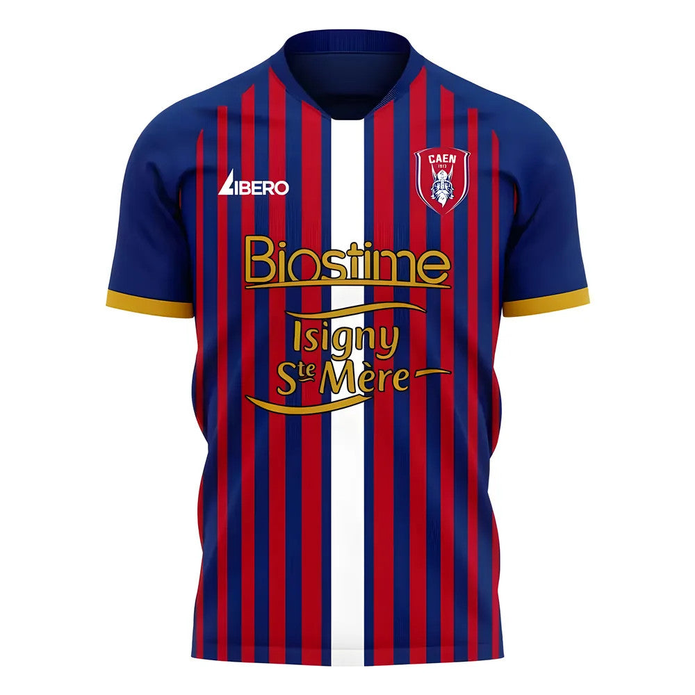 Caen 2025-2026 Home Concept Football Kit (Libero) - Kids_0