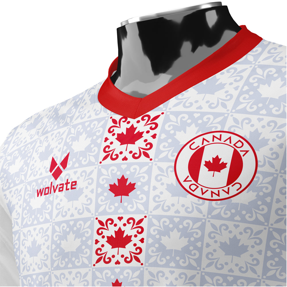 Canada Heritage Football Jersey (Wolvate) kids Kids Short Sleeve_2