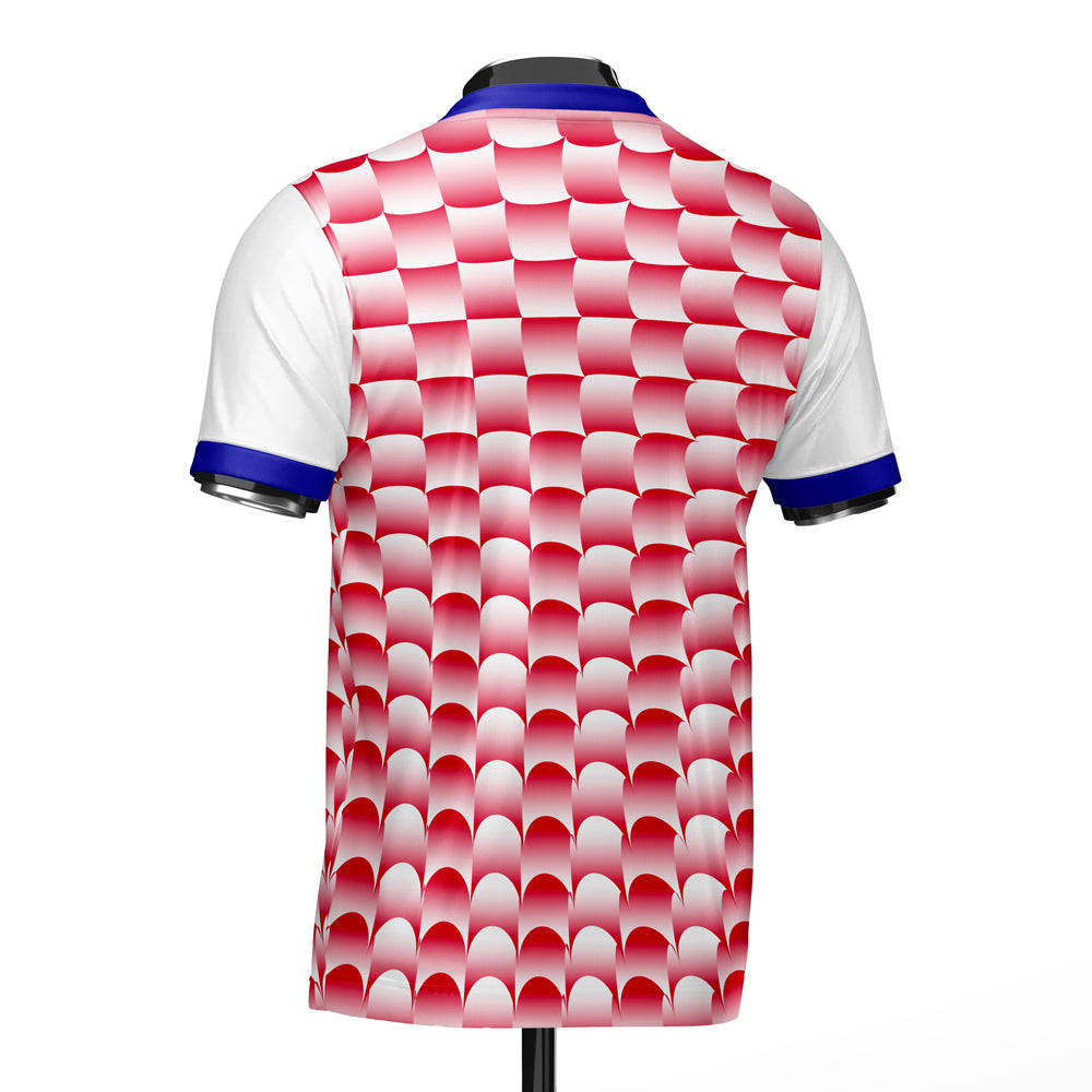 Croatia Heritage Football Jersey Red (Wolvate) Kids Short Sleeve_1