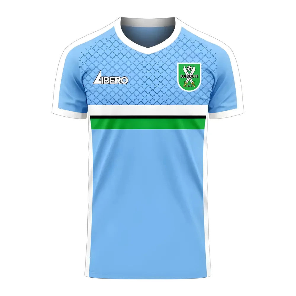 Djibouti 2025-2026 Home Concept Football Kit (Libero) - Kids (Long Sleeve)_0