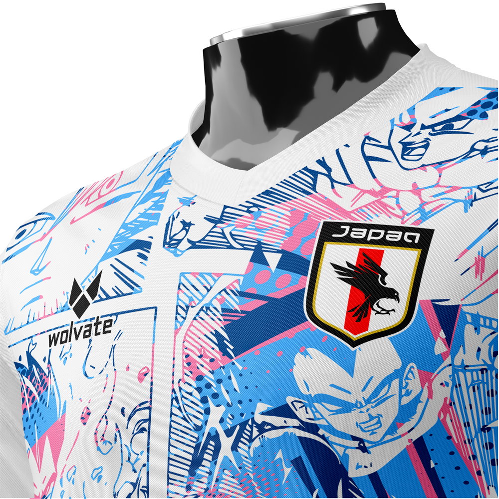 Japan Dragon Ball Z Heritage Football Jersey (Wolvate) Adult Short Sleeve (Kagawa 10)_4