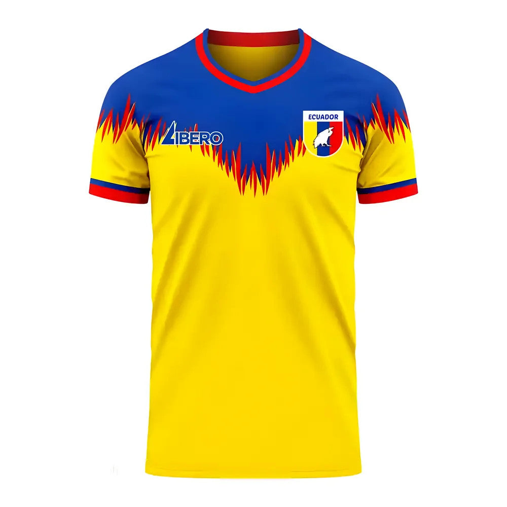 Ecuador 2025-2026 Home Concept Football Kit (Libero) - Little Boys_0