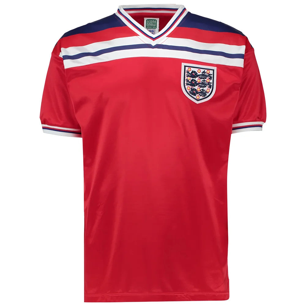 Score Draw England World Cup 1982 Away Shirt (Brooking 3)_1