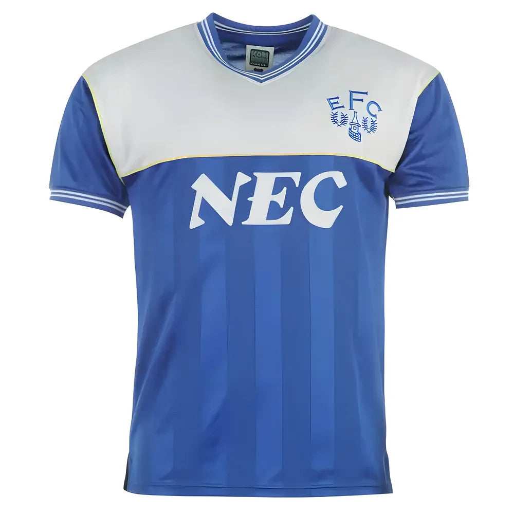 Score Draw Everton 1986 Home Shirt_0