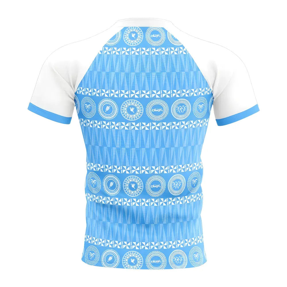2025-2026 Fiji Concept Home Rugby Shirt Kids Short Sleeve_1