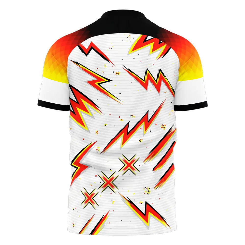 2025-2026 Germany Home Pre-Match Concept Shirt Kids Long Sleeve_1