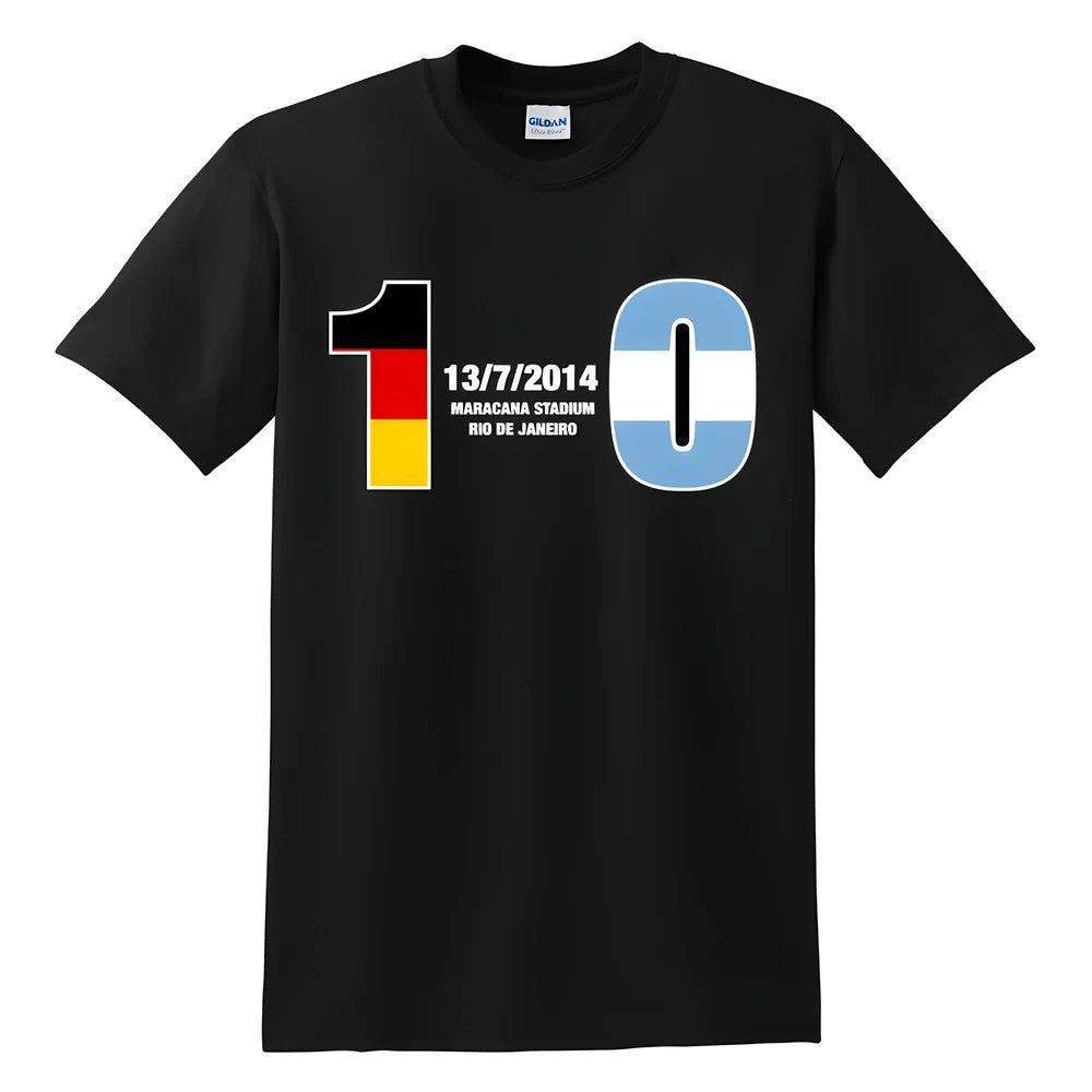 Germany 1 Argentina 0 T-Shirt (Black)_1