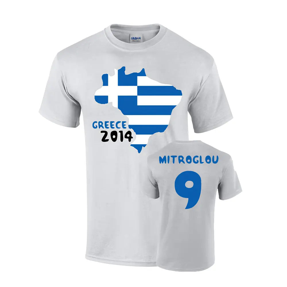 Greece 2014 Country Flag T-shirt (mitroglou 9)_0