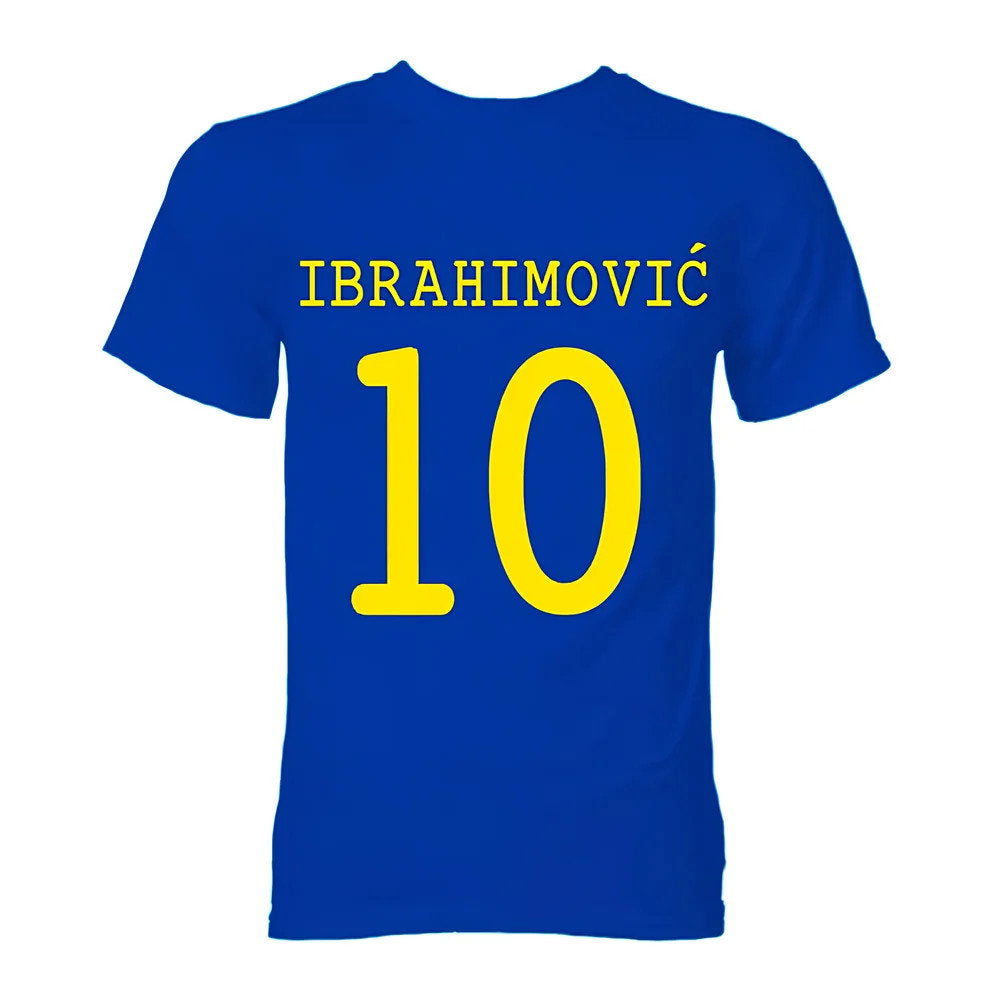 Zlatan Ibrahimovic Sweden Hero T-Shirt (Blue)_1