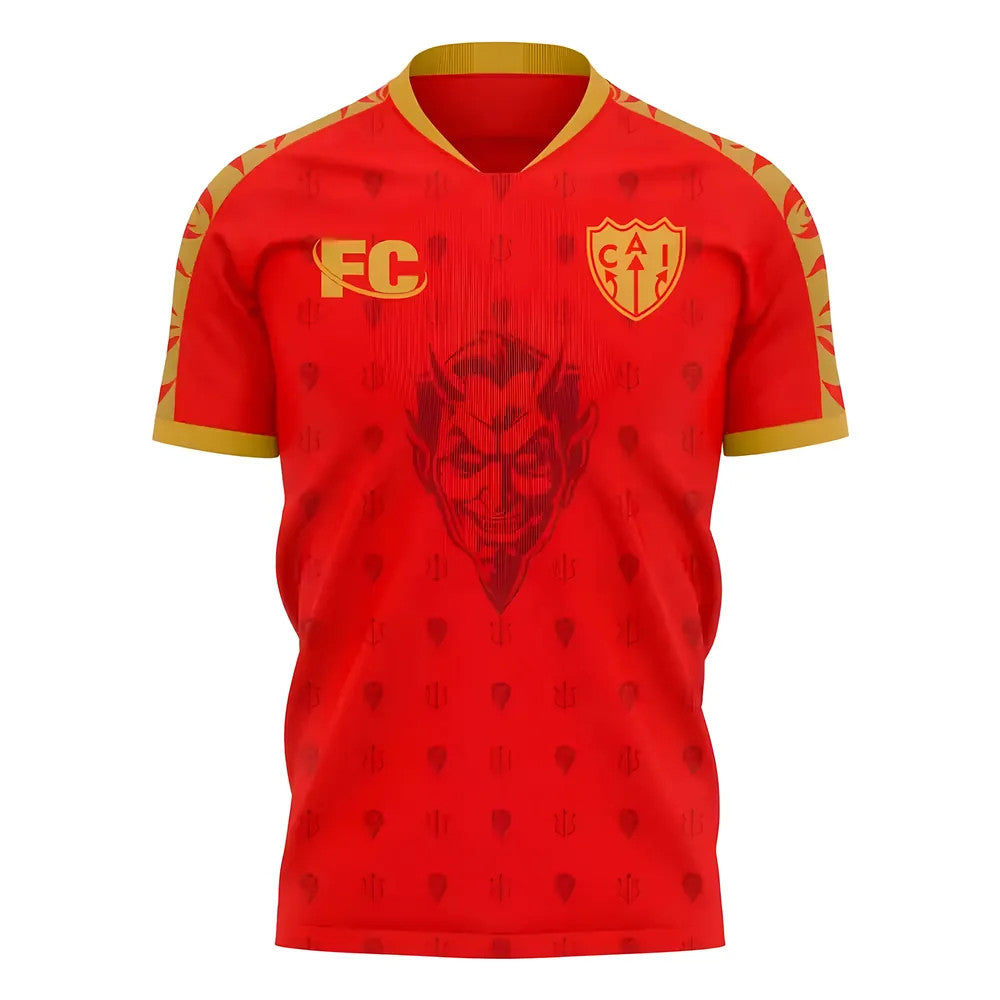 Independiente 2020-2021 Home Concept Football Kit (Fans Culture) - Kids (Long Sleeve)_0