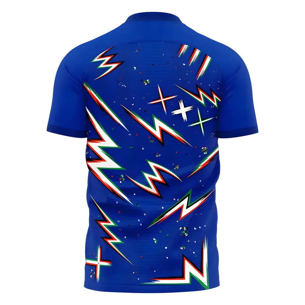 2025-2026 Italy Home Pre-Match Concept Shirt Little Boys_1