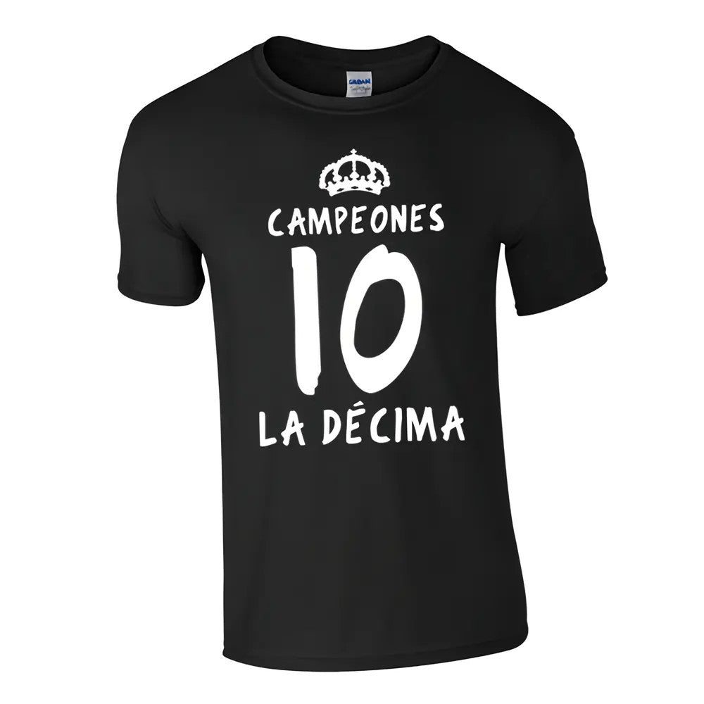 Real Madrid La Decima T-Shirt (Black)_0