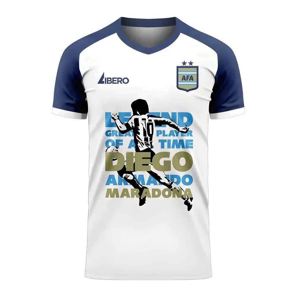 Diego Maradona Legend Of Our Time Tee (White) - Little Boys_0