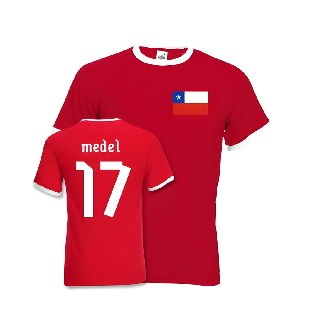 Gary Medel Chile Ringer Tee (red)_0