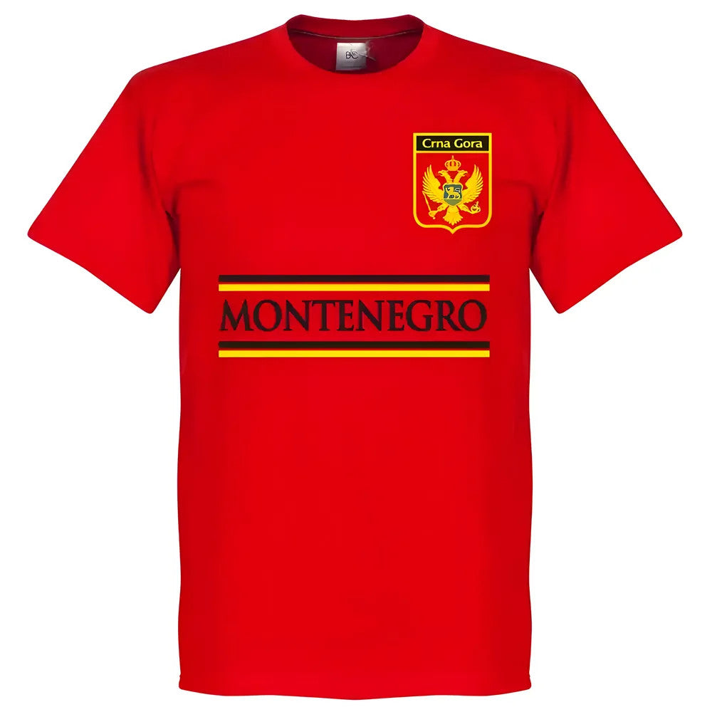 Montenegro Team T-Shirt - Red_1