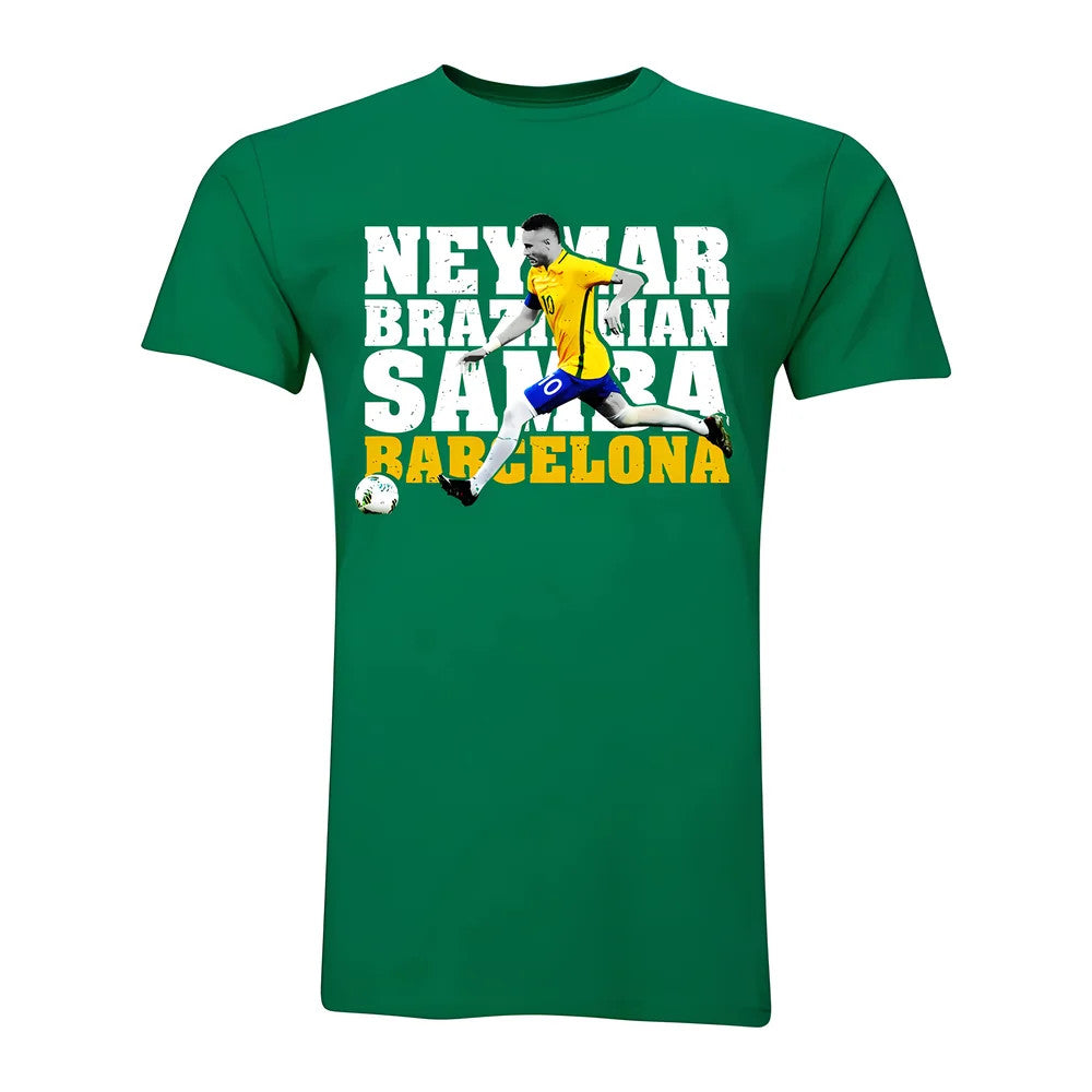 Neymar JR Brazilian Samba T-Shirt (Green) - Kids_0