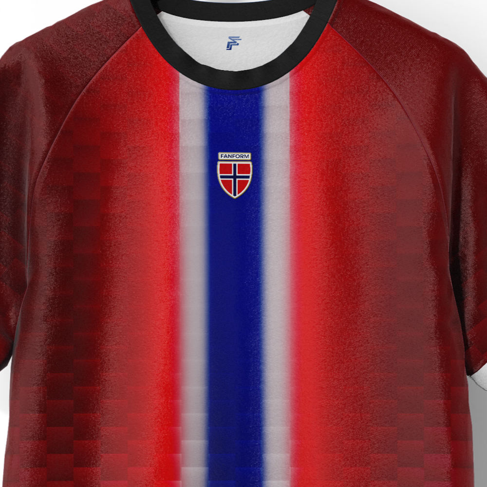 Norway Nordic Lions Home Supporter Jersey Kids Short Sleeve_1