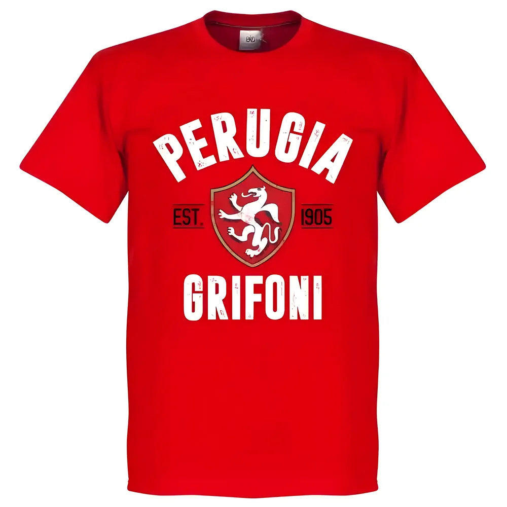 Perugia Established T-shirt - Red_1