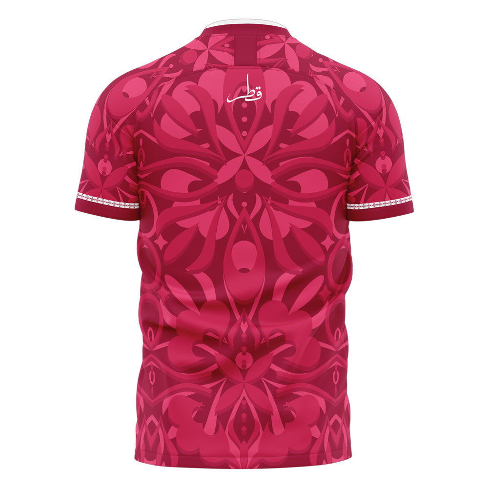 Qatar 2026-2027 Concept Home Kit (Libero) Kids Short Sleeve_1
