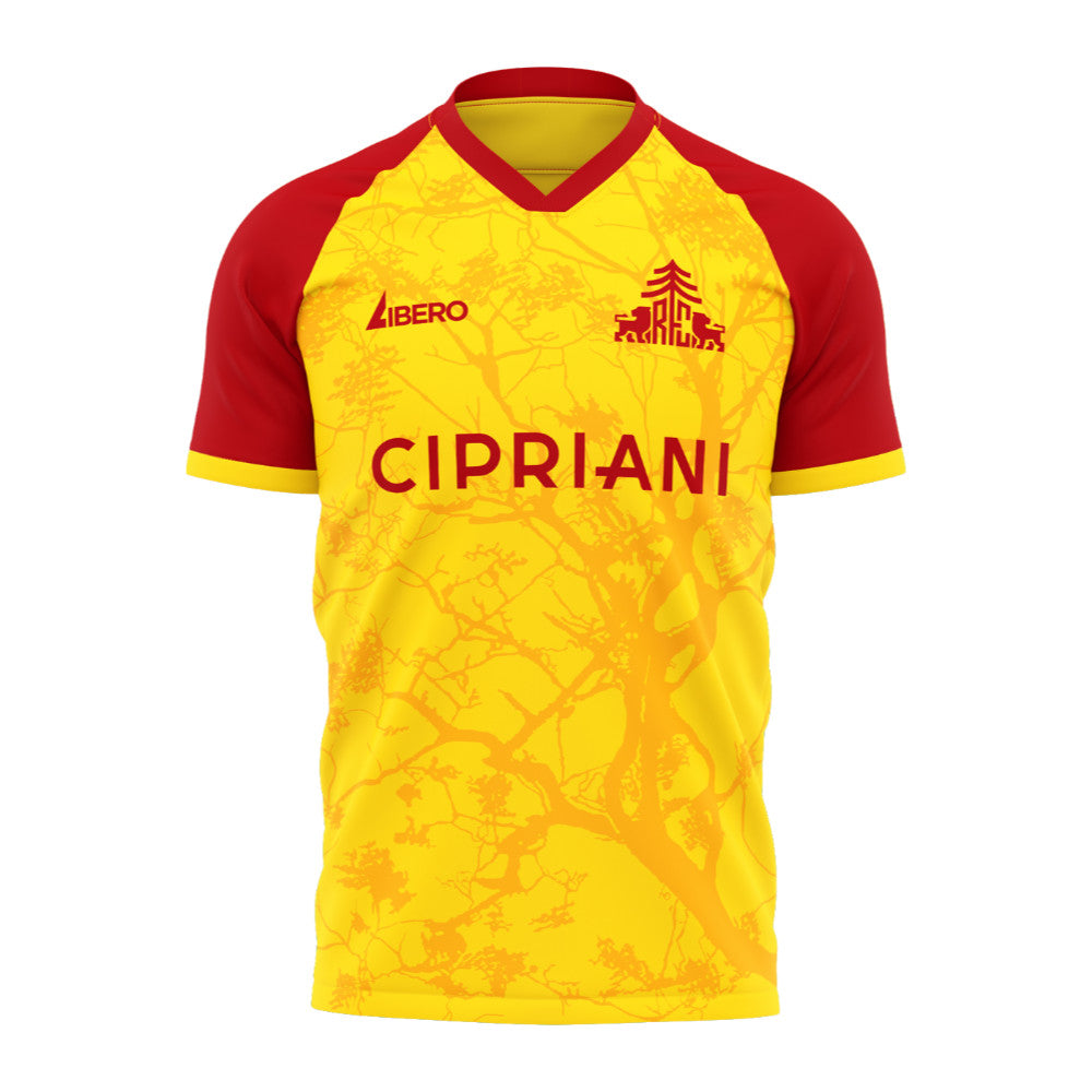 2026–2027 Ravenna RONALDINHO Home Concept Shirt (Yellow) kids Kids Short Sleeve_1