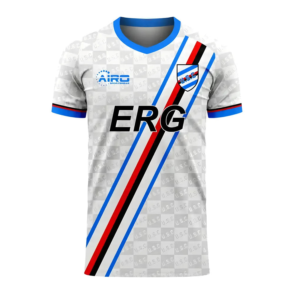 Sampdoria 2025-2026 Away Concept Football Kit (Airo) - Kids_0