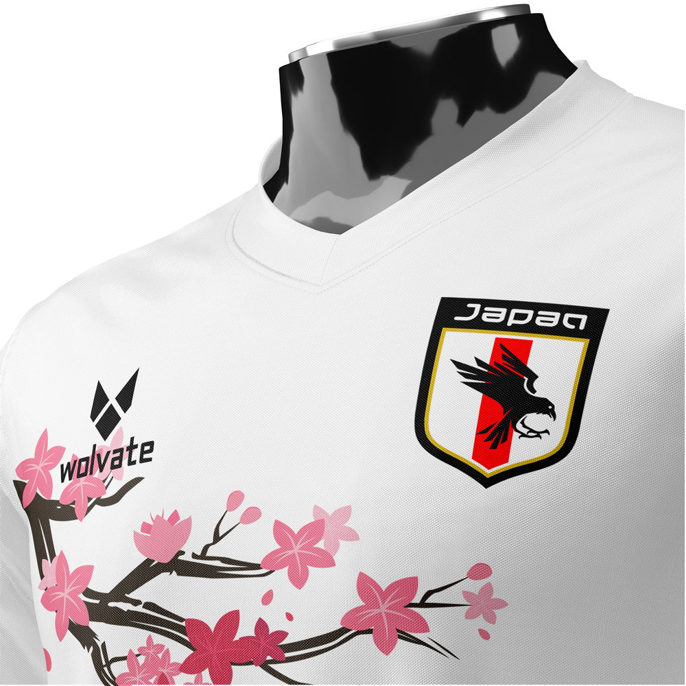 Japan Samurai Heritage Football Jersey (Wolvate) Kids Short Sleeve (Nakata 7)_4