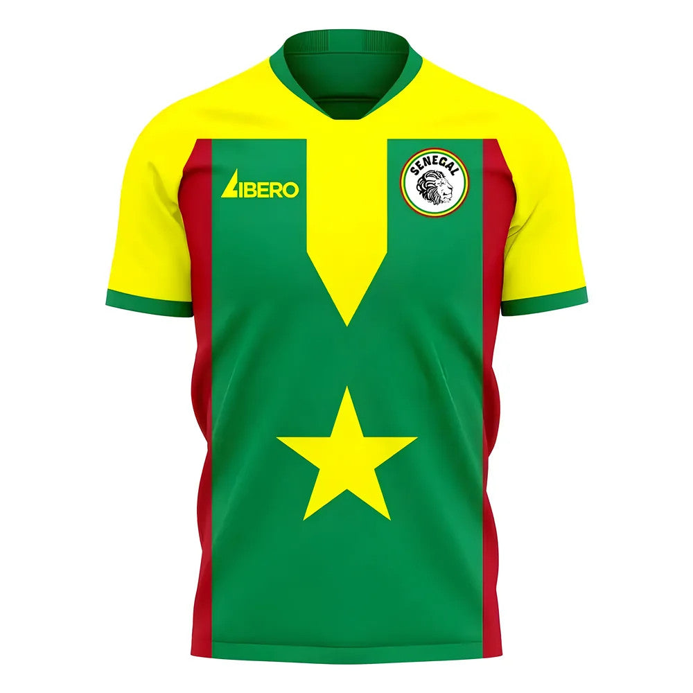 Senegal 2025-2026 Home Concept Football Kit (Libero) - Little Boys_0