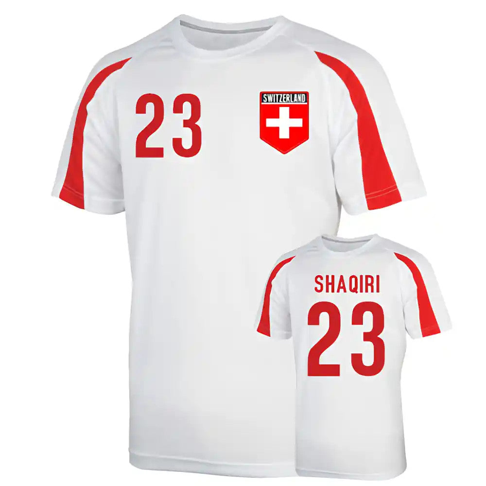 Switzerland Sports Training Jersey (shaqiri 23)_1