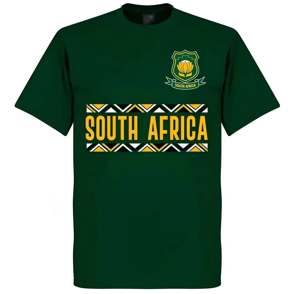 South Africa Rugby Team T-shirt - Bottle Green_0