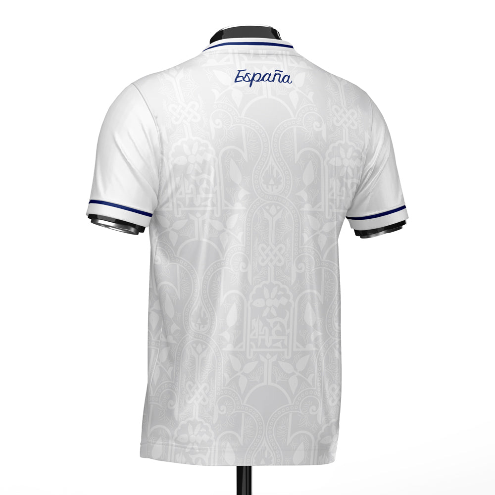 Spain DNA White Concept Football Jersey (Wolvate) Kids Short Sleeve_1