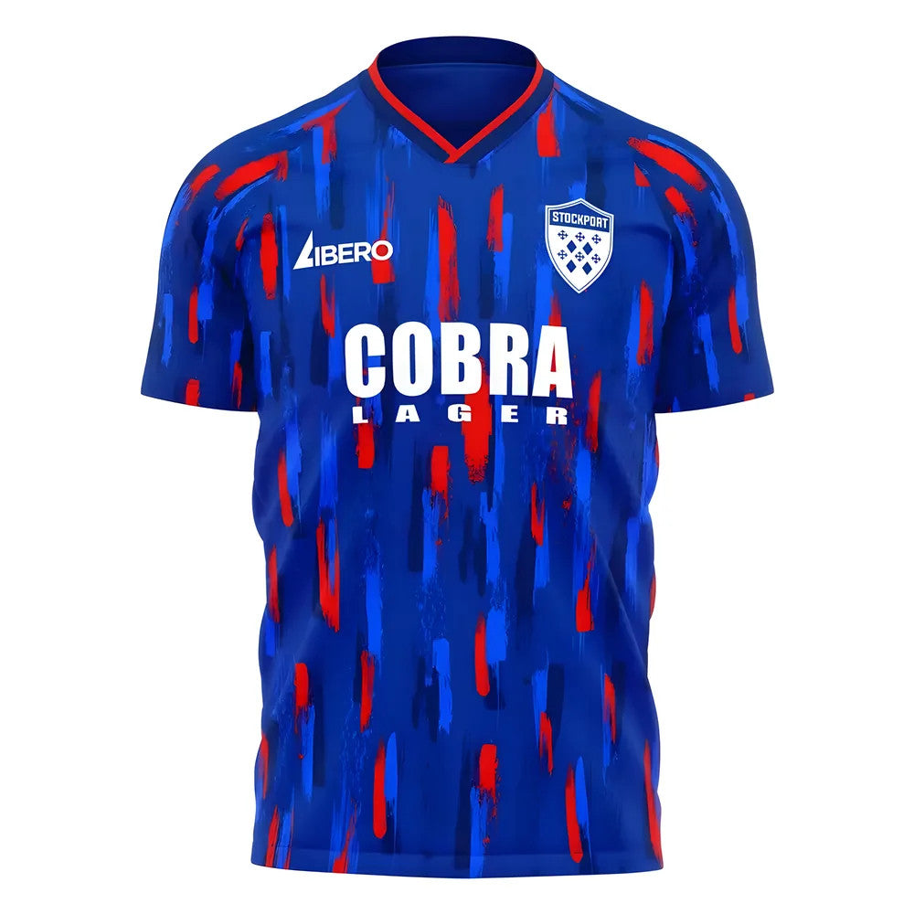 Stockport 2025-2026 Home Concept Football Kit (Libero)_0