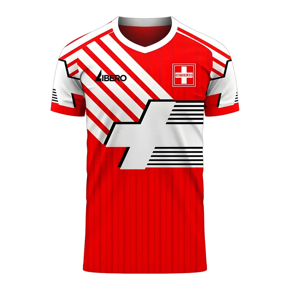 Switzerland 2025-2026 Retro Concept Football Kit (Libero) - Womens_0
