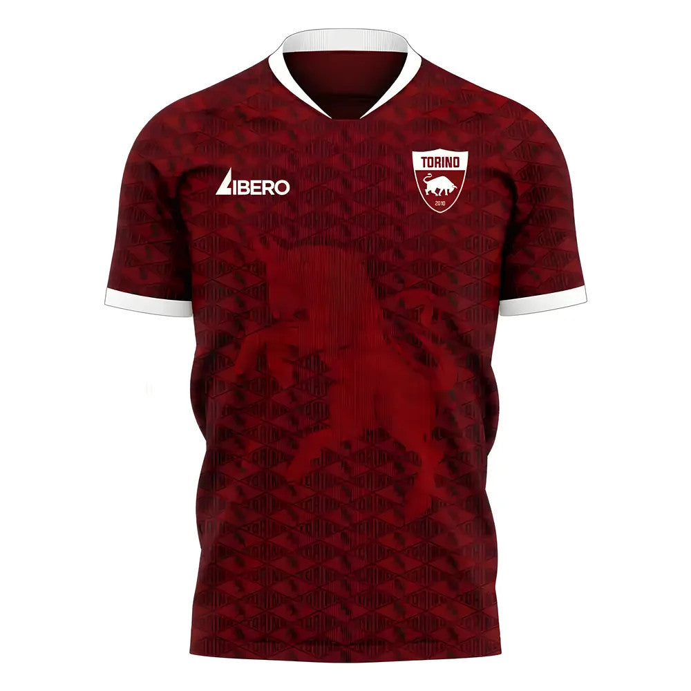 Torino 2025-2026 Home Concept Football Kit (Libero) - Kids_0