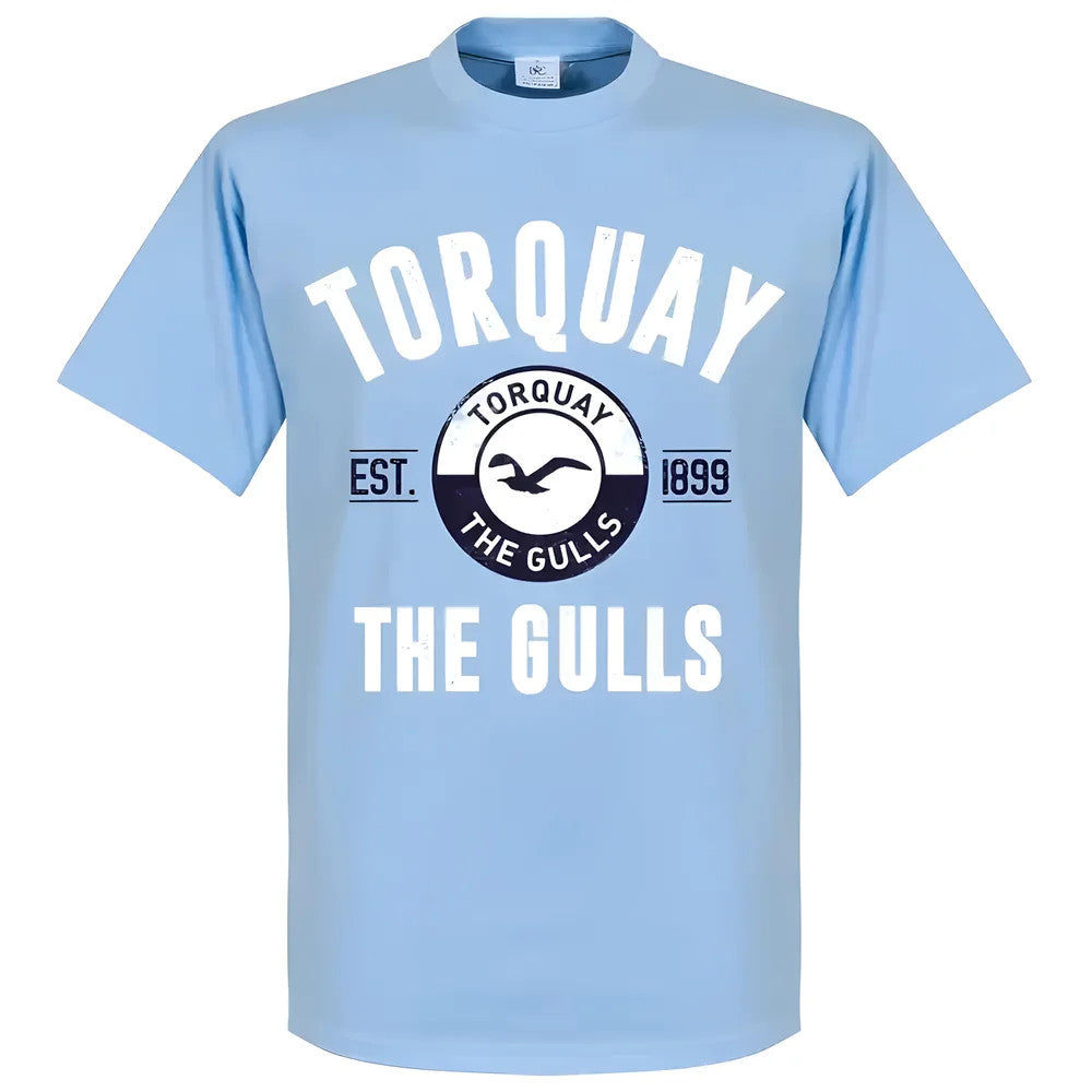 Torquay Established T-Shirt - Sky_1