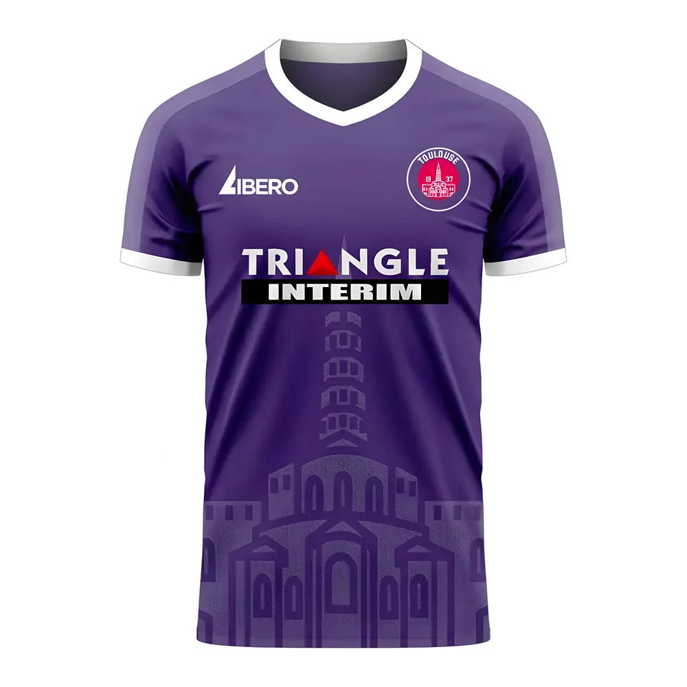 Toulouse 2025-2026 Home Concept Football Kit (Libero) - Kids_0