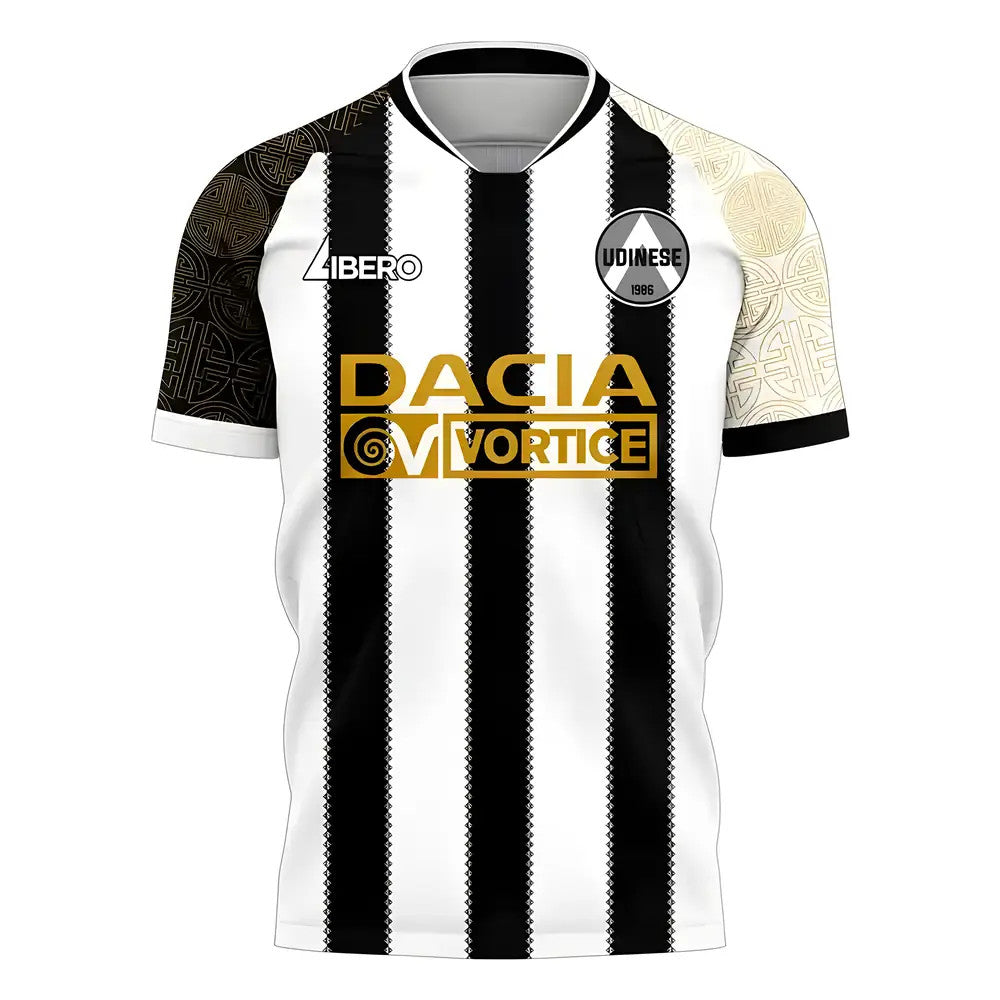 Udinese 2025-2026 Home Concept Football Kit (Libero) - Kids_0