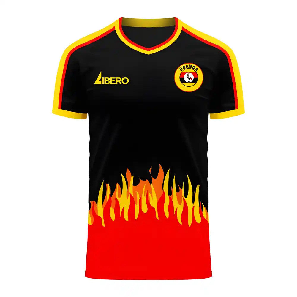 Uganda 2025-2026 Home Concept Football Kit (Libero) - Kids_0