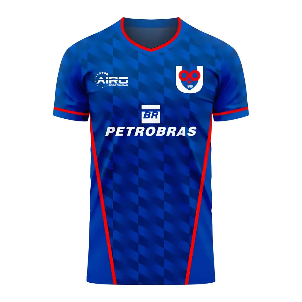 Universidad de Chile 2025-2026 Home Concept Football Kit (Libero) - Kids_0