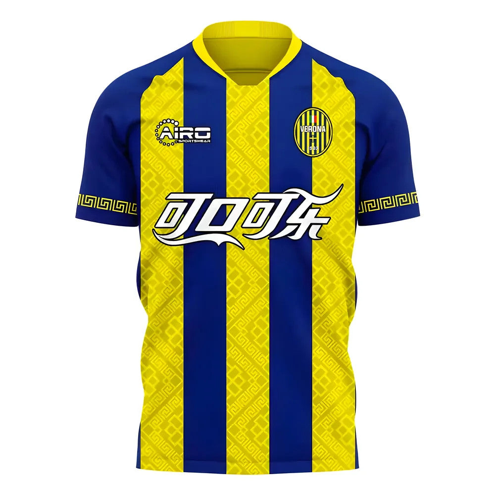 Hellas Verona 2025-2026 Home Concept Football Kit (Airo) - Womens_0