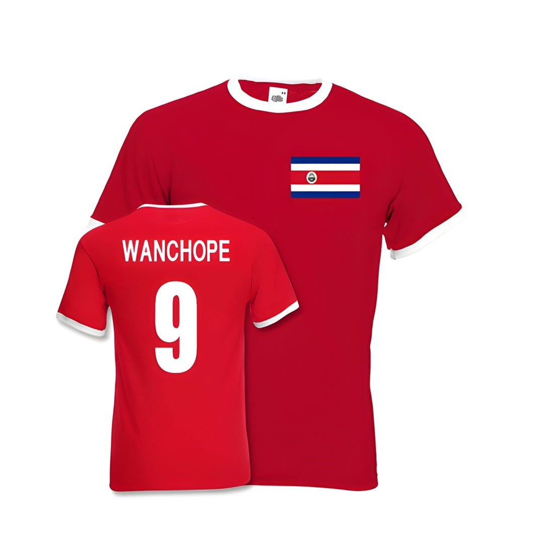 Paolo Wanchope Costa Rica Ringer Tee (red)_0