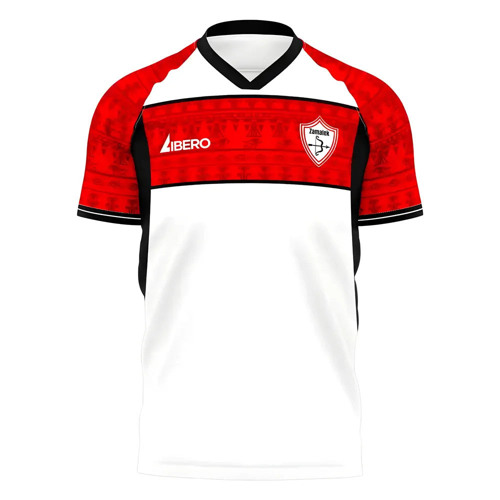 Zamalek 2025-2026 Home Concept Football Kit (Libero) - Kids_0